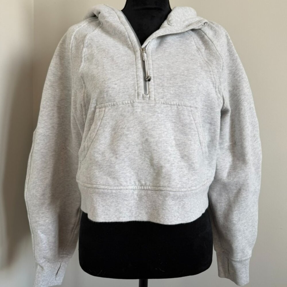 Lululemon Scuba Cropped Half Zip Hoodie | XS/S